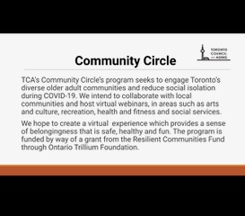 Community circle review